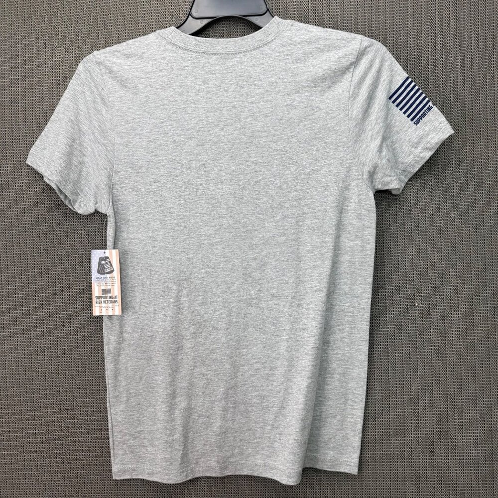 Rags Of Honor S Gray Supporting At Risk Veterans T-Shirt Patriotic Flag Graphic - Picture 6 of 6